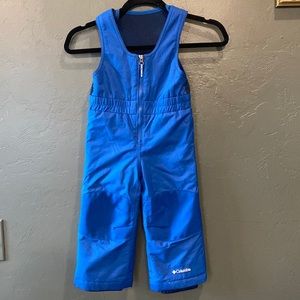 Toddler Columbia Snow Bibs Royal Blue size 2T